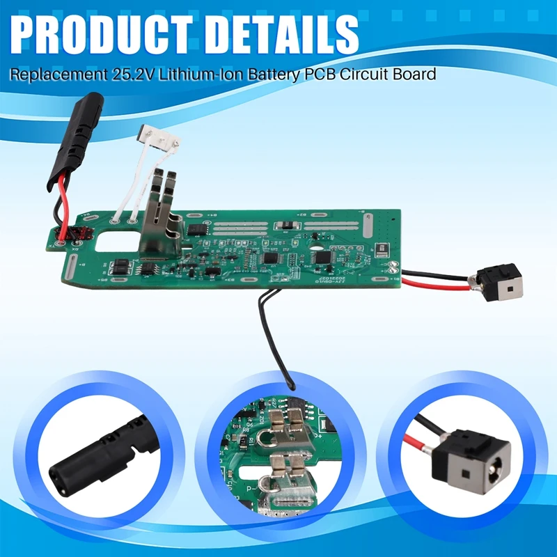 Placa de circuito de batería para Dyson V10, placa de circuito de protección de carga de batería de iones de litio para aspiradora Dyson V10