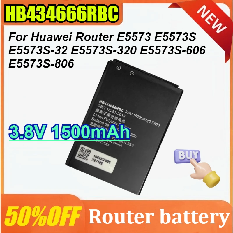 HB434666RBC 1500mAh بطارية لهواوي راوتر E5573 E5573S E5573S-32 E5573S-320 E5573S-606 E5573S-806 الهاتف المحمول