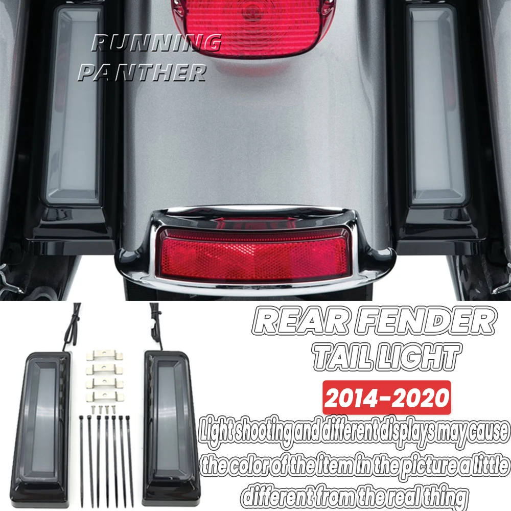

Motorcycle Daytime Running Lighting Rear Fender LED Brake Tail Light For Harley-Davidson Road King Glide 2014-2020
