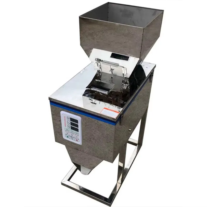 10-999g Automatic Double Vibrator Packing hine Granular Powder Weighing Desktop Racking hine Bag Installed High-Quality