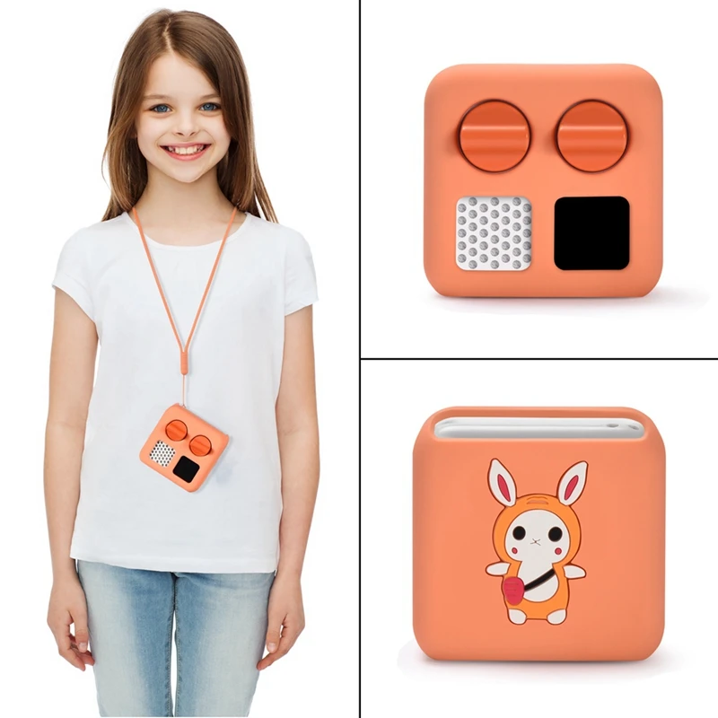 For Yoto Mini Protective Case Kids Audio Player Protective Case Story Machine Protective Cover ,Orange