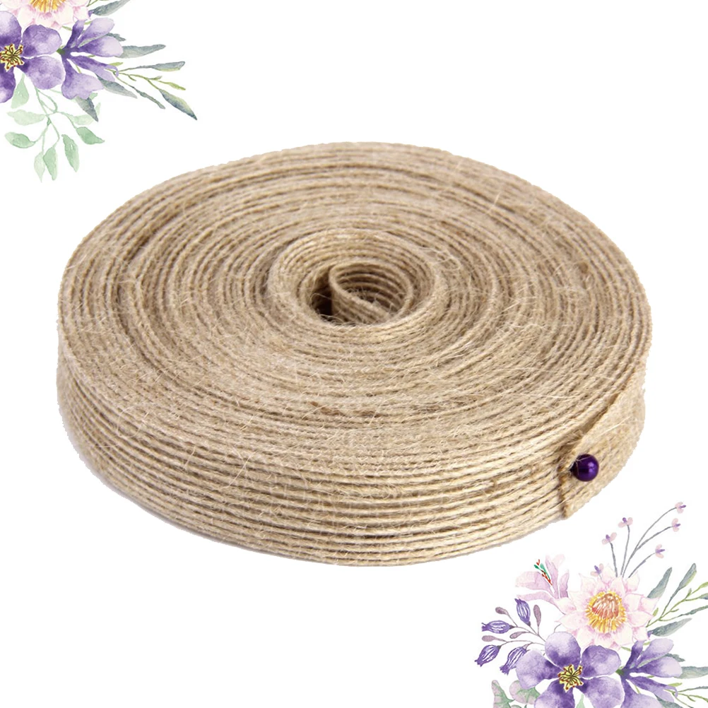 

Fish SilkJute Ribbon Natural Hemp Burlap Webbing Rope for Decoration DIY Crafts Gift Baskets Home Decor Clothing Accessories