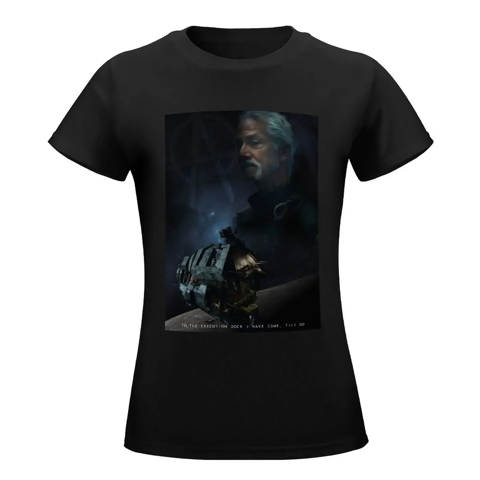 The Expanse - Ashford, The Ghost Knife T-Shirt hippie clothes tops Blouse black t-shirts for Women