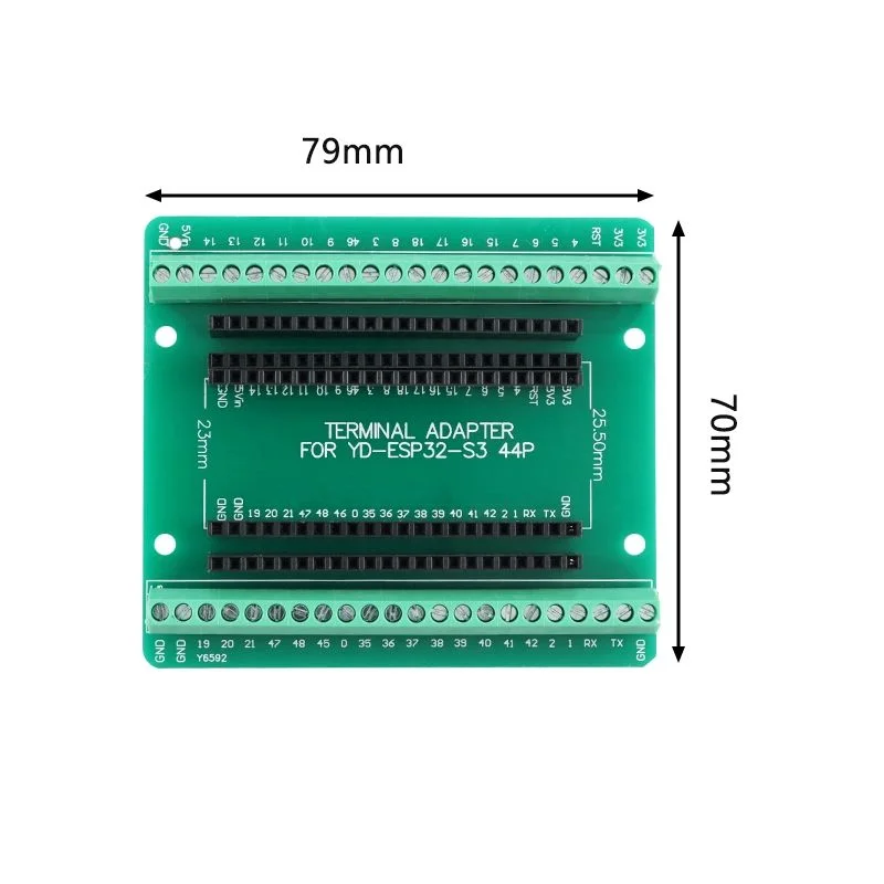 1PCS ESP32-S3-44Pin_ Split board expansion board module (green) development board/learning board New In stock