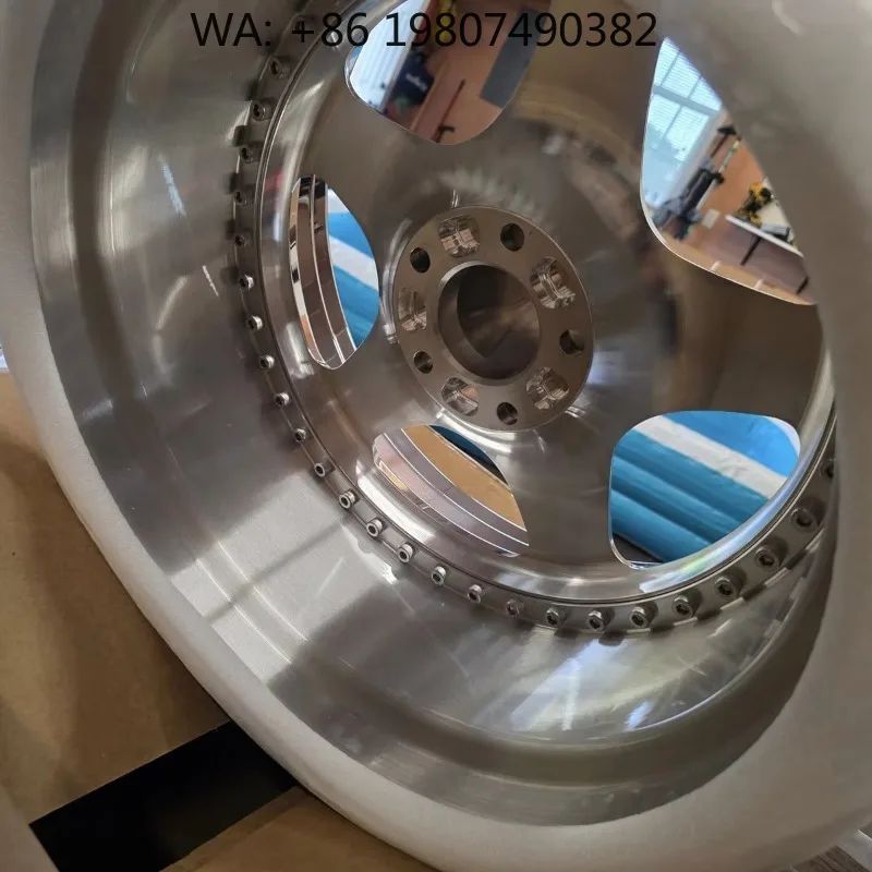 18-22 Inch 5 Spoke Silver Star 2 Piece T6061 Forged Wheels Multi PCD Universal Aftermarket Sport Car Tuning Rims