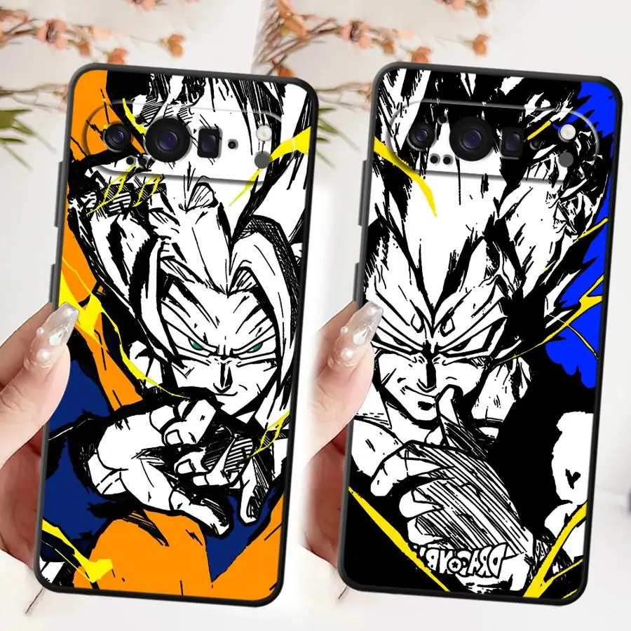 

Чехол для телефона с аниме-дизайном DBZ (Драгон Бол) для Google Pixel 9a, 8a, 10, 9 Pro, XL, 6a, 7a, 6, 7, 8 Pro