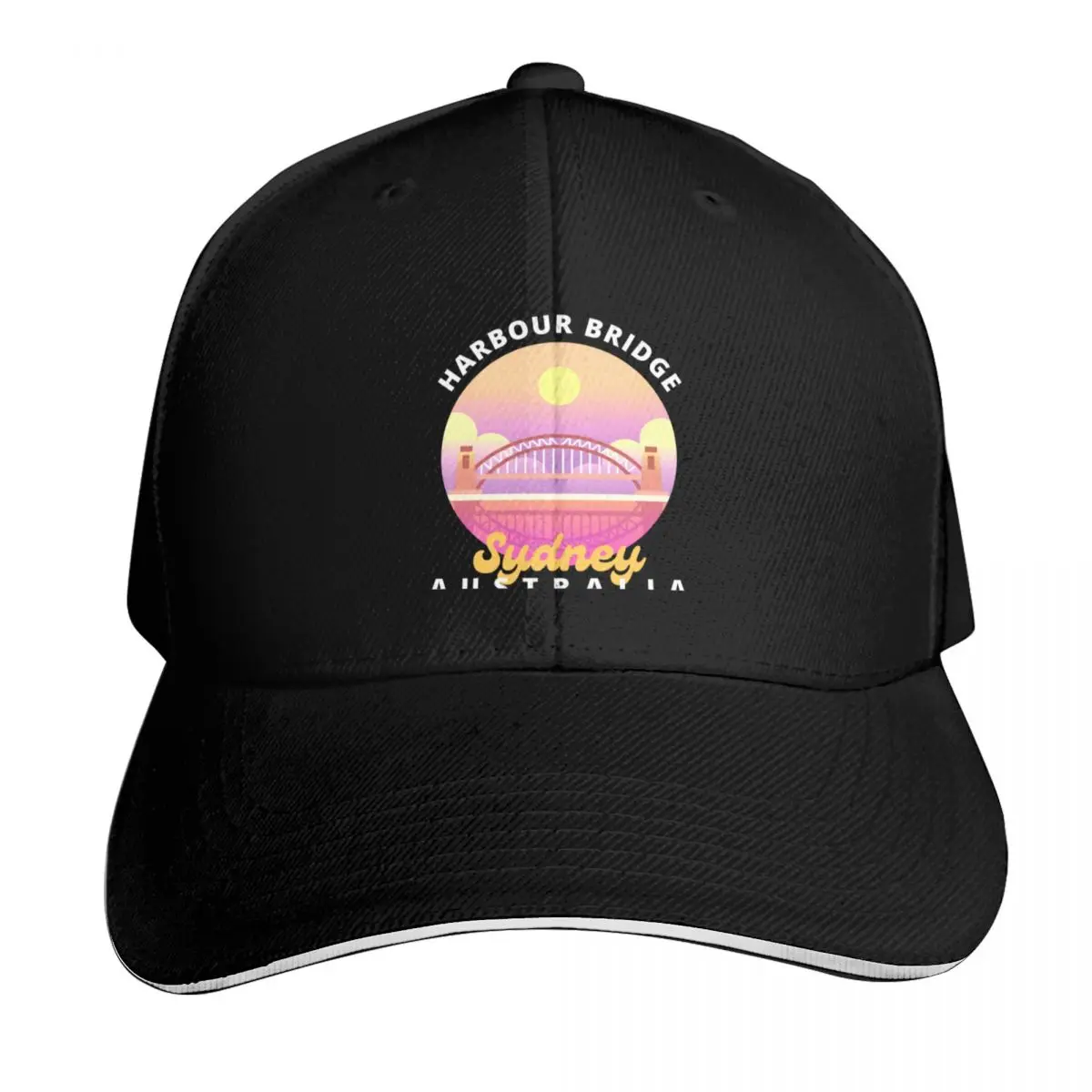 Sydney Harbour Bridge Australia Baseball Cap Streetwear Big Size Hat Fashion Beach luxury woman cap Women's Golf Clothing Men's
