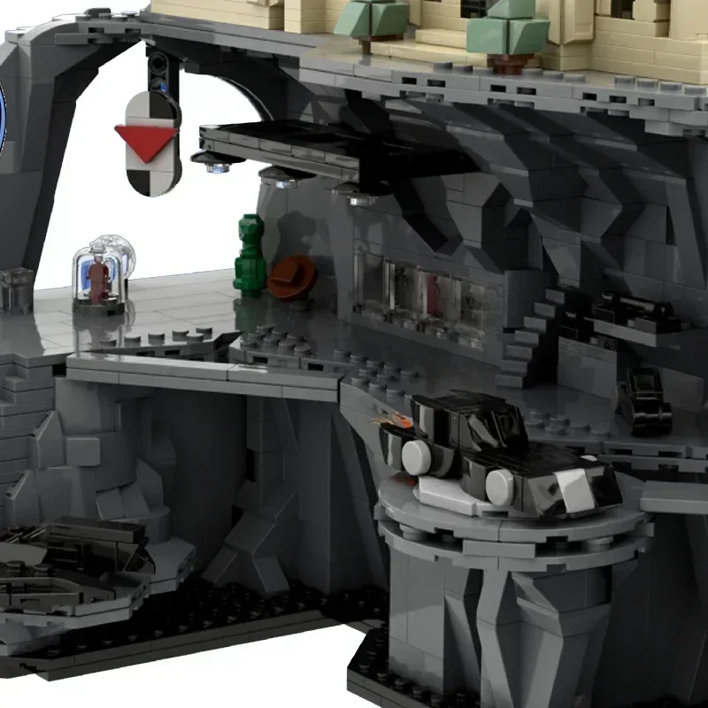 Films de chauve-souris populaires modèle Moc briques de construction Micro Batcave et Manor technologie blocs cadeaux jouets de noël bricolage ensembles assemblage
