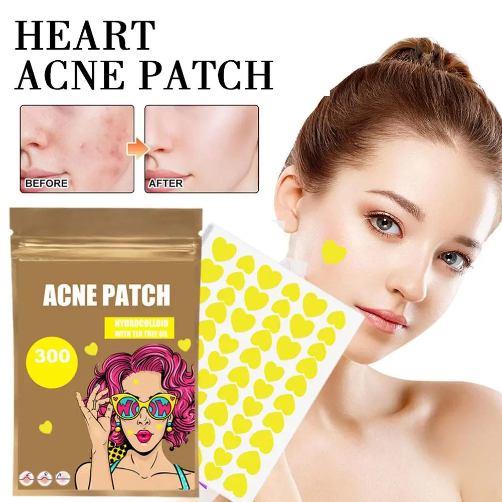 300pcs/set Face Skin Care Acne Pimple Patch 2 Sizes Invisible Professional Healing Absorbing Spot Sticker Covering For Men G3S3