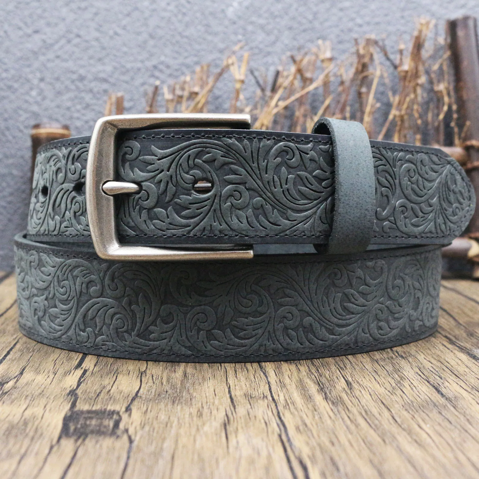 top-grain-crazy-horse-leather-pin-buckle-belt-premium-aged-cowhide-material-exquisite-totem-emboss-robust-metal-anti-fray