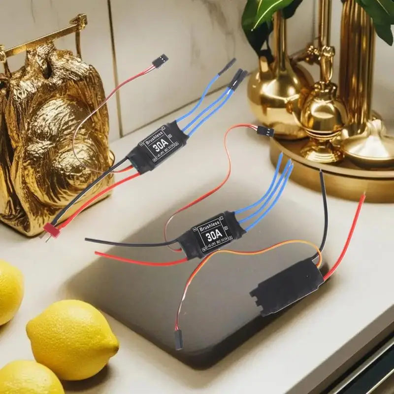 وحدة تحكم في السرعة بدون فرشاة 30 أمبير عالية الكفاءة مع قابس 5 فولت 3 أمبير UBEC وXT60 لطائرات بدون طيار RC FPV ومروحيات رباعية صغيرة. #2