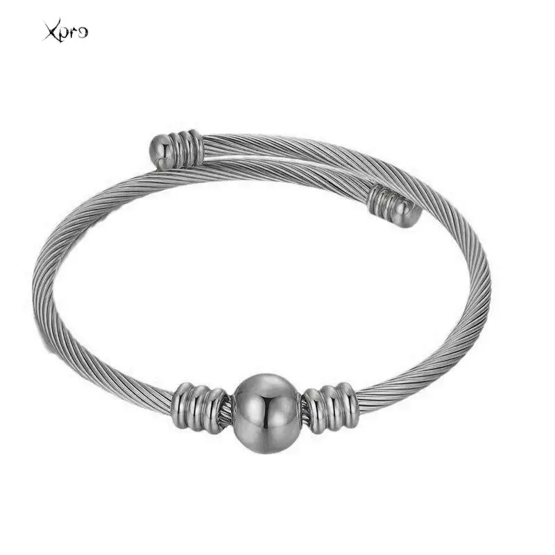 Fashion Punk Gold Color Bangles for Women Men Trendy Stainless Steel Metal Bracelets Bohemian Jewelry Accessories Gift Wholesale