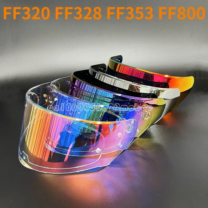 Visors สําหรับ LS2 FF320 Stream FF353 Rapid FF328 FF800 หมวกกันน็อครถจักรยานยนต์เปลี่ยนเลนส์พิเศษสีดํา Iridium Silver