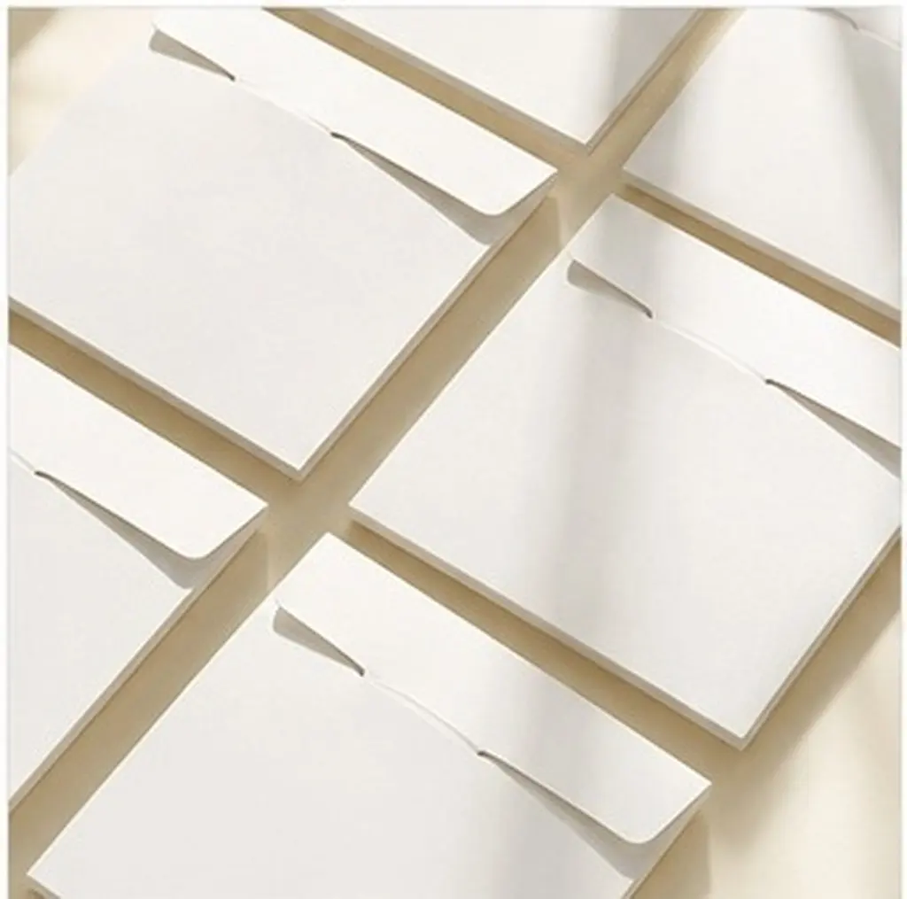 10Pcs White Cardboard Cd Paper Sleeves for Enthusiasts Scratch Protection Dustproof Storage Mailing Organized Writable