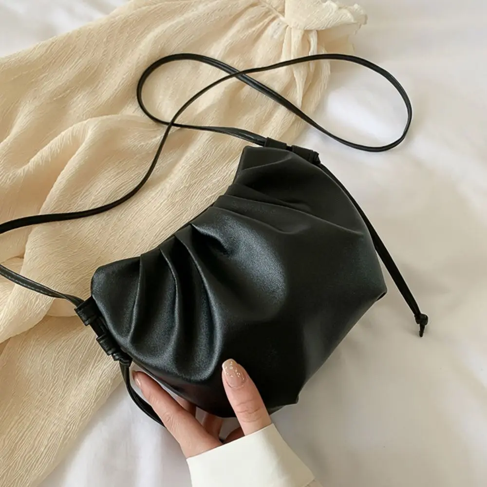Portable Travel Cloud Bag Purse Outdoor PU Crossbody Phone Bag Korean Style Bag Women's Shoulder Bag Very Peri Bag