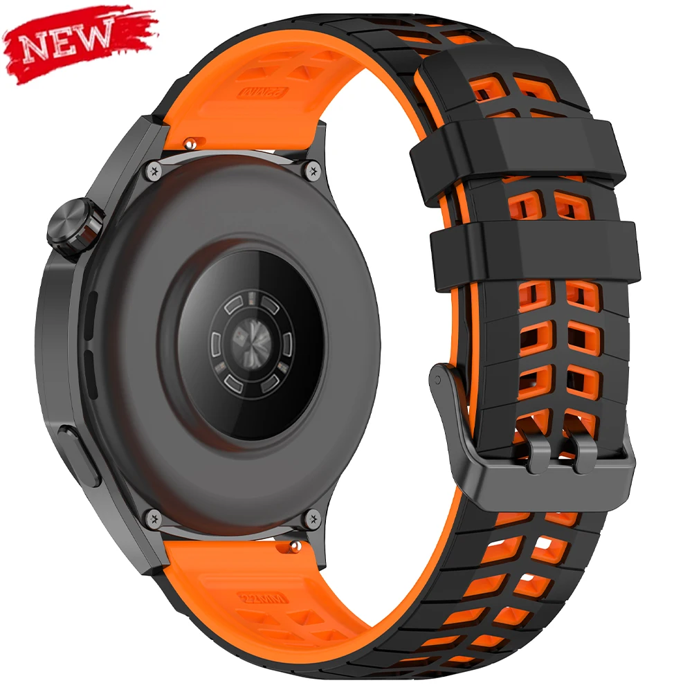 22mm Silikonarmband für HUAWEI WATCH GT6Pro 46mm Band GT 5/4 für CMF Watch Pro 3 für Redmi Watch 5Active Armband Weiches Armband