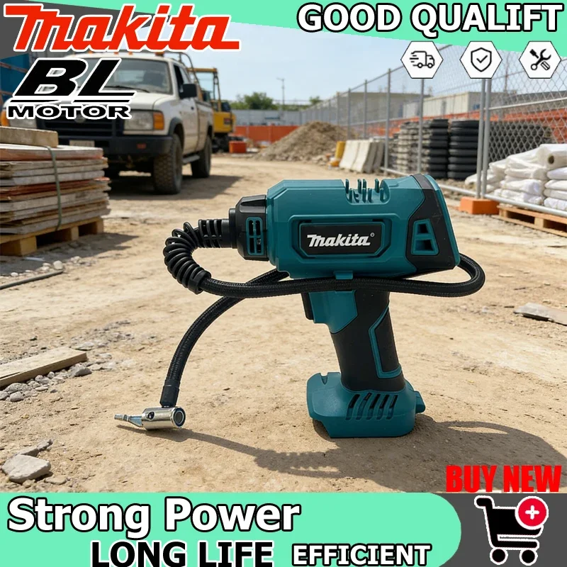 

Makita Cordless Electric Tools Air Pump Rechargeable Automatic Car Tire Inflator Portable Home Power For 18V Battery Tool