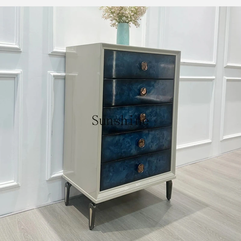 

Italian light luxury solid wood bucket cabinet, living room against the wall, entrance hall, entrance cabinet