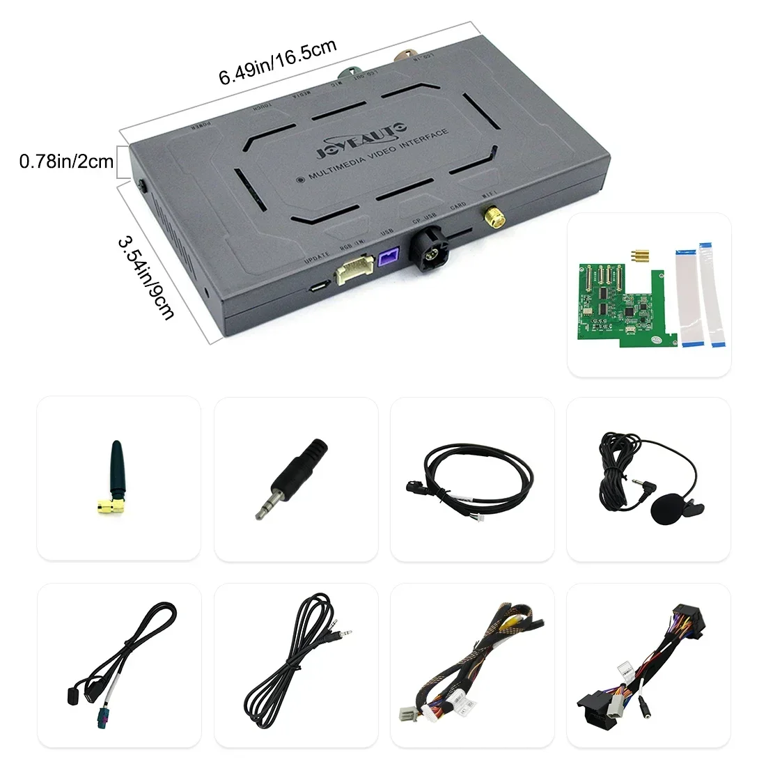 

Joyeauto Wireless Apple CarPlay for Porsche Cayenne Macan Cayman Panamera Boxster 718 911 958 PCM3.1 Android Auto AI Box Mirror