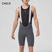 Cheji Men's Cycling Bib Shorts Seamless Construction, Comfortable, Quick-Drying and Breathable 7
