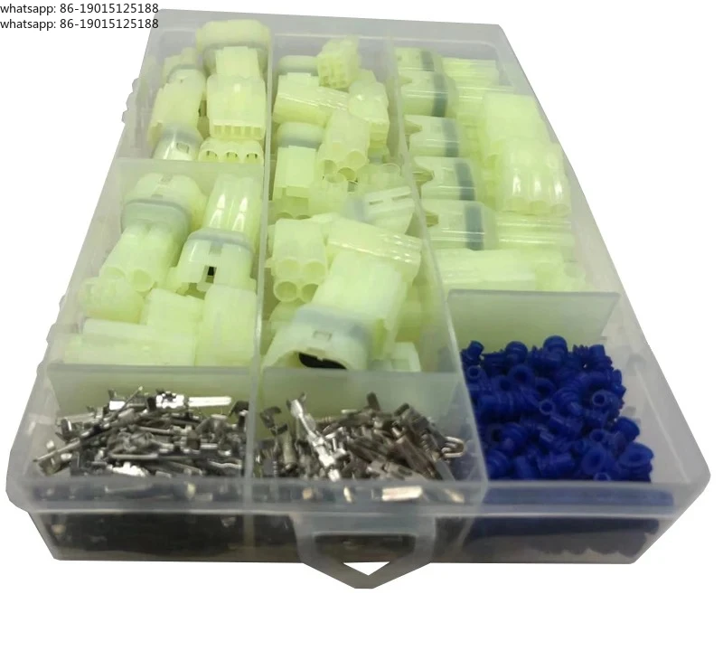 connecteur-etanche-pour-voiture-male-et-femelle-pour-radar-de-recul-prise-de-faisceau-vert-1-boite-87-pieces-2-3-4-6-broches-serie-22