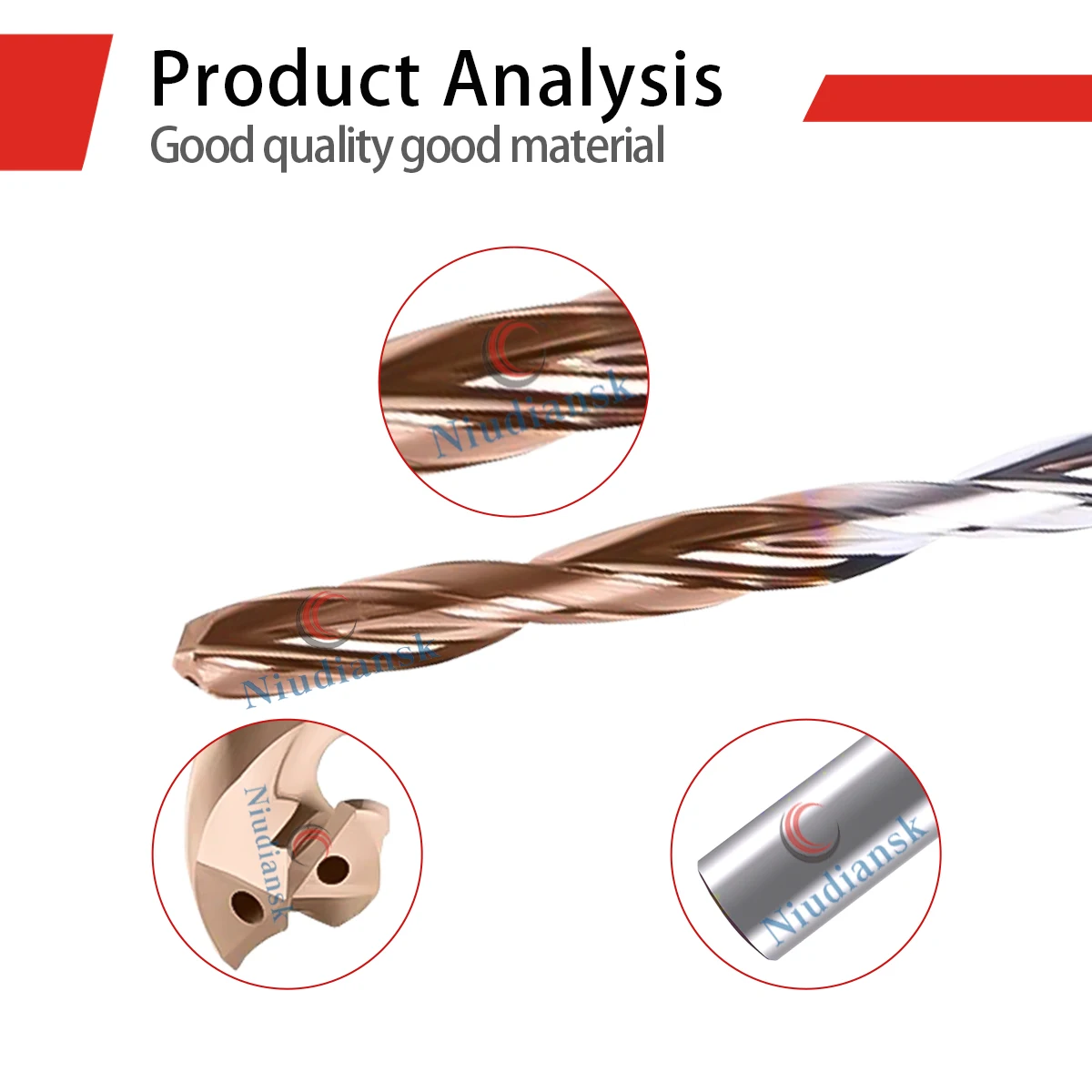 8D 12D 2.0mm-16.0mm Alloy Internal Cooling Whole Tungsten Steel Drill Bit lengthening Internal Cold Drilling Deep Hole Machining