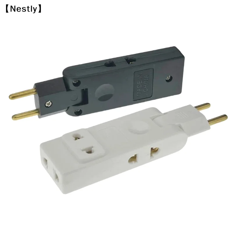 4 In 1 Wall Outlet Extension EU Electrical Socket 180 Degree Plug Adapter Travel Aadapter Portable Power Converter〔Nest〕 view 2