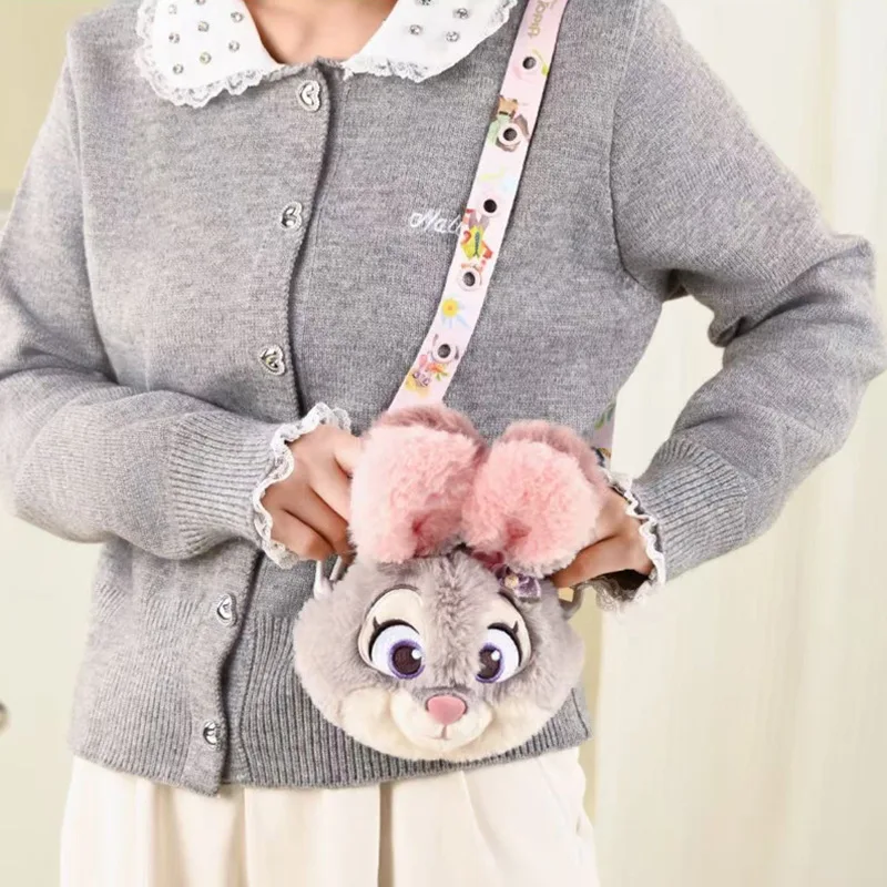 Disney Cartoon Zootopia Judy Nick Lotso Winnie The Pooh Chip Pluche Crossbody/Schoudertas - Grote capaciteit Kinderverjaardagscadeaus