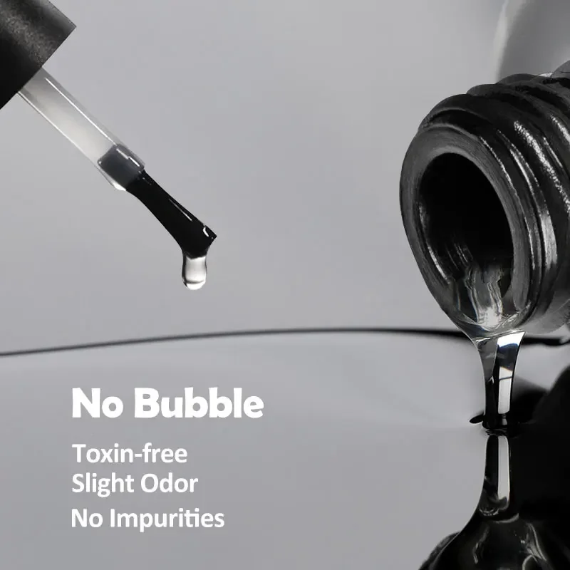 7 مللي قاعدة معطف فوقي هلام البولندية شبه دائم نقع قبالة طويلة الأمد UV هلام LED مسمار الفن ورنيش قاعدة هلام معطف فوقي ورنيش مانيكير #6