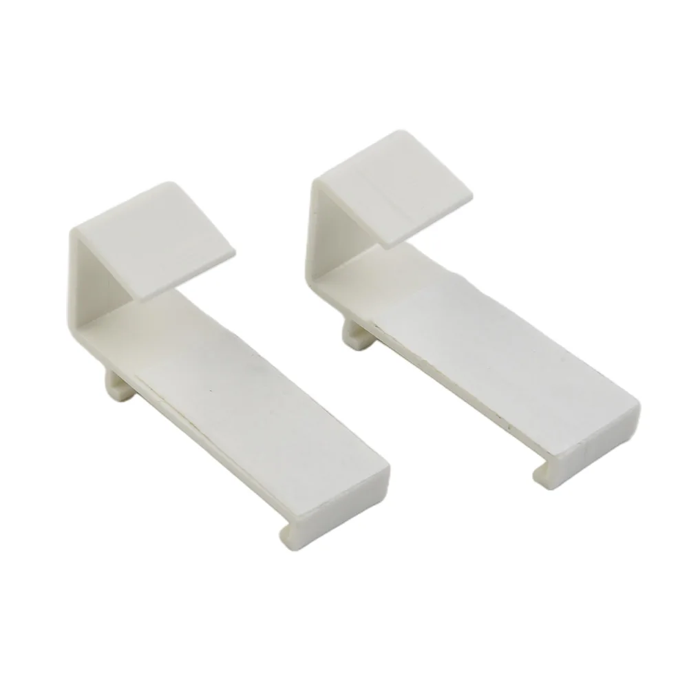 For Bedroom Bracket Curtain Accessories Without Drilling 2-20x Carrier Double Roller Plastic Sash Door Holder White