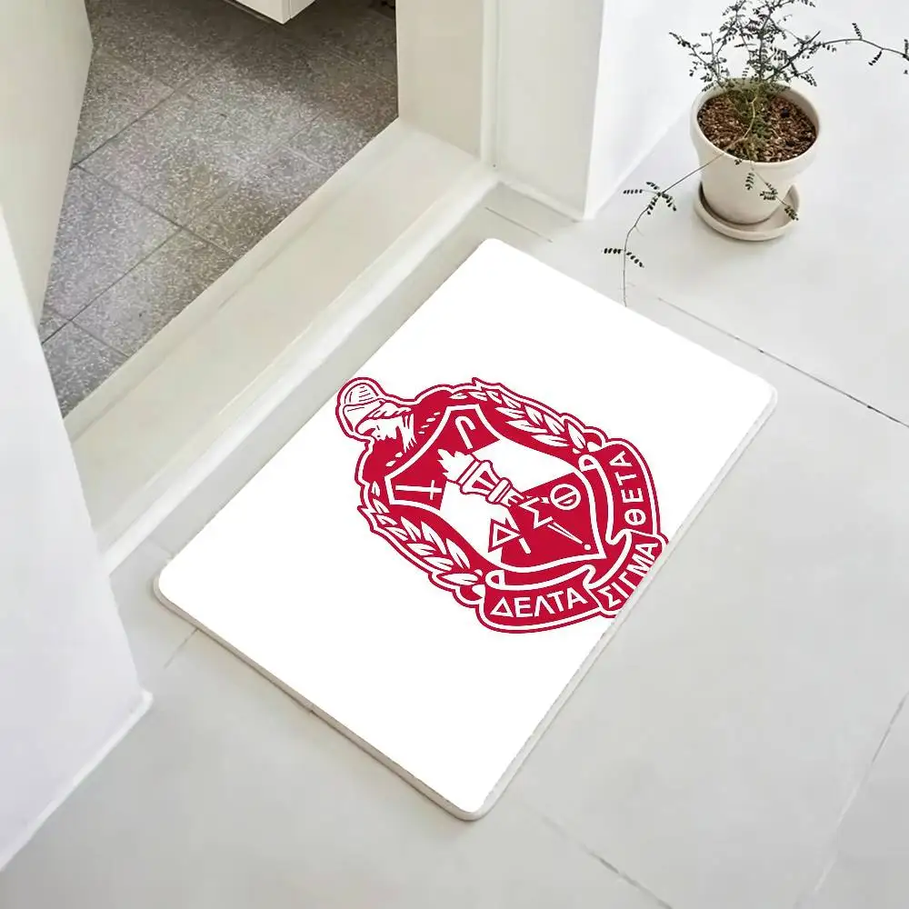 D-Delta Sigma Theta Soft Thick Non-Slip Mat for Living Room Bedroom Kitchen Decor Rugs
