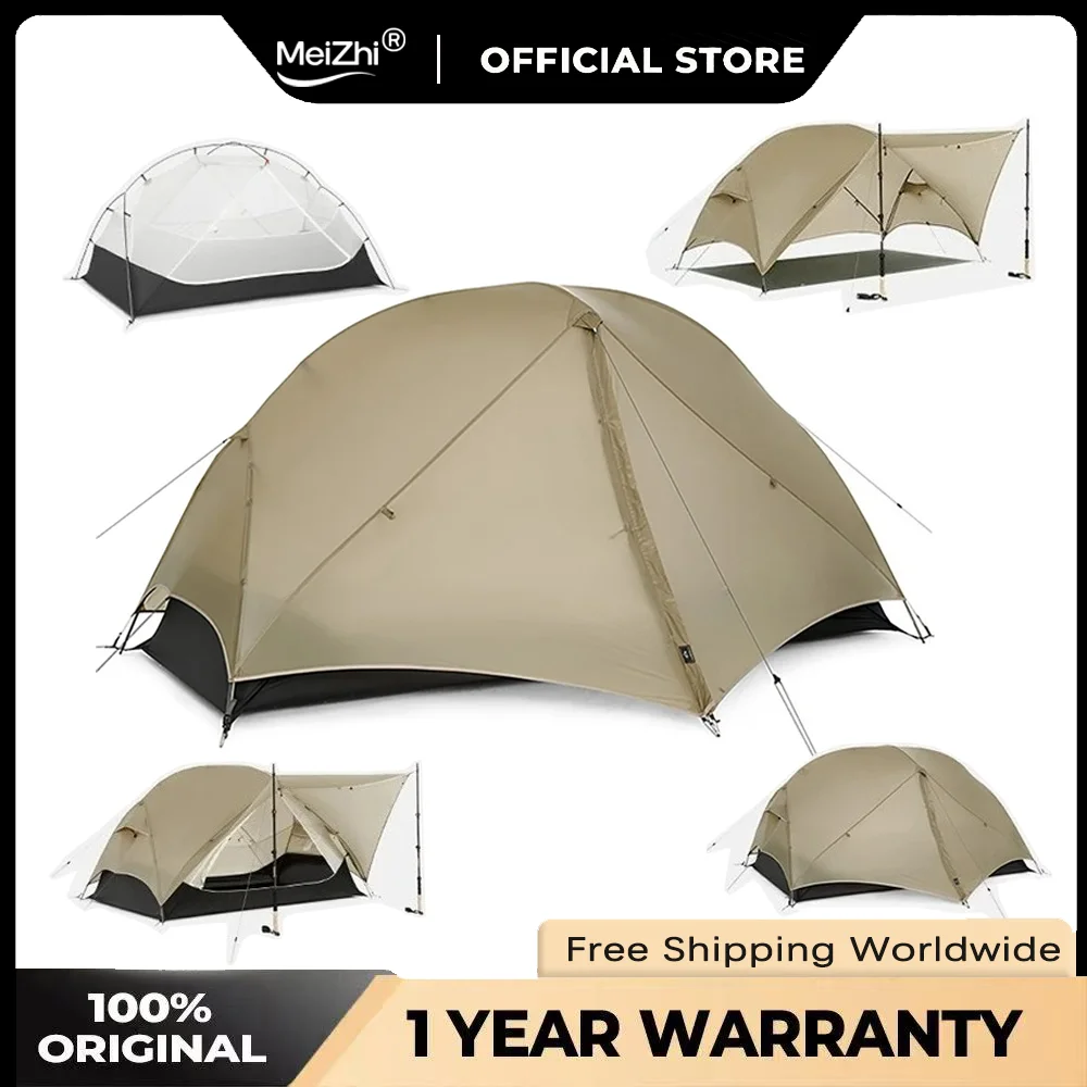 

Mongar UL 2 Tent: 2 Person Ultralight Backpacking Tent with Waterproof Fabric, Perfect for Hiking, Survival, and Camping