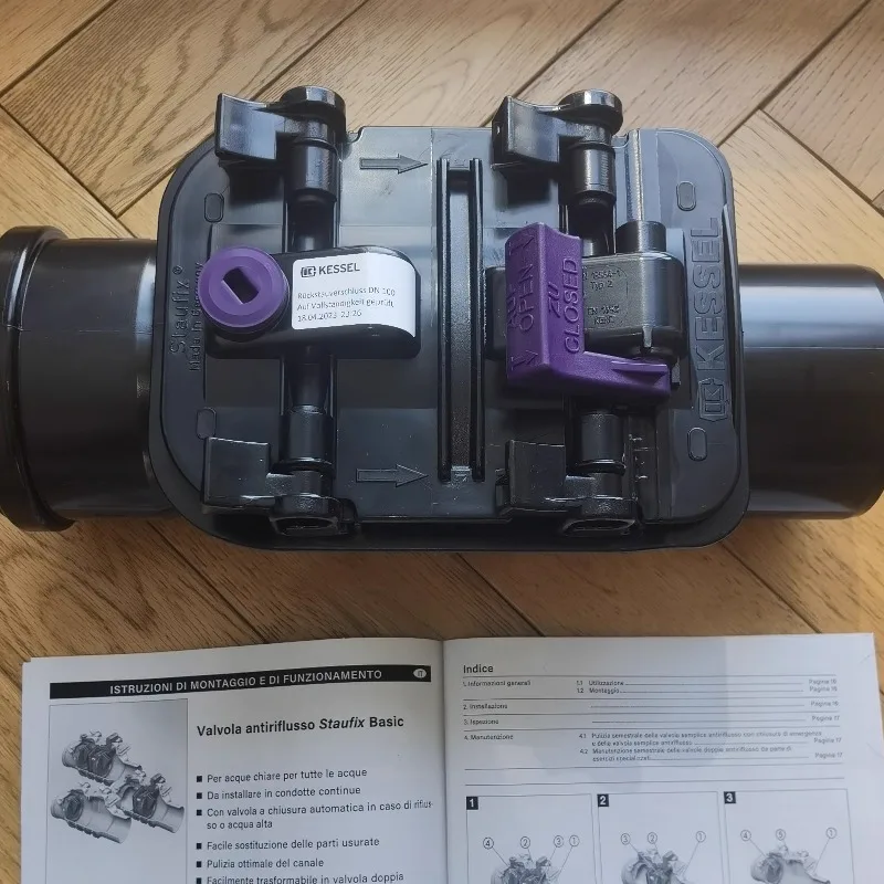 Cosell, válvula de retenção, modelo: 73150/73100, calibre: 160 mm/110 mm