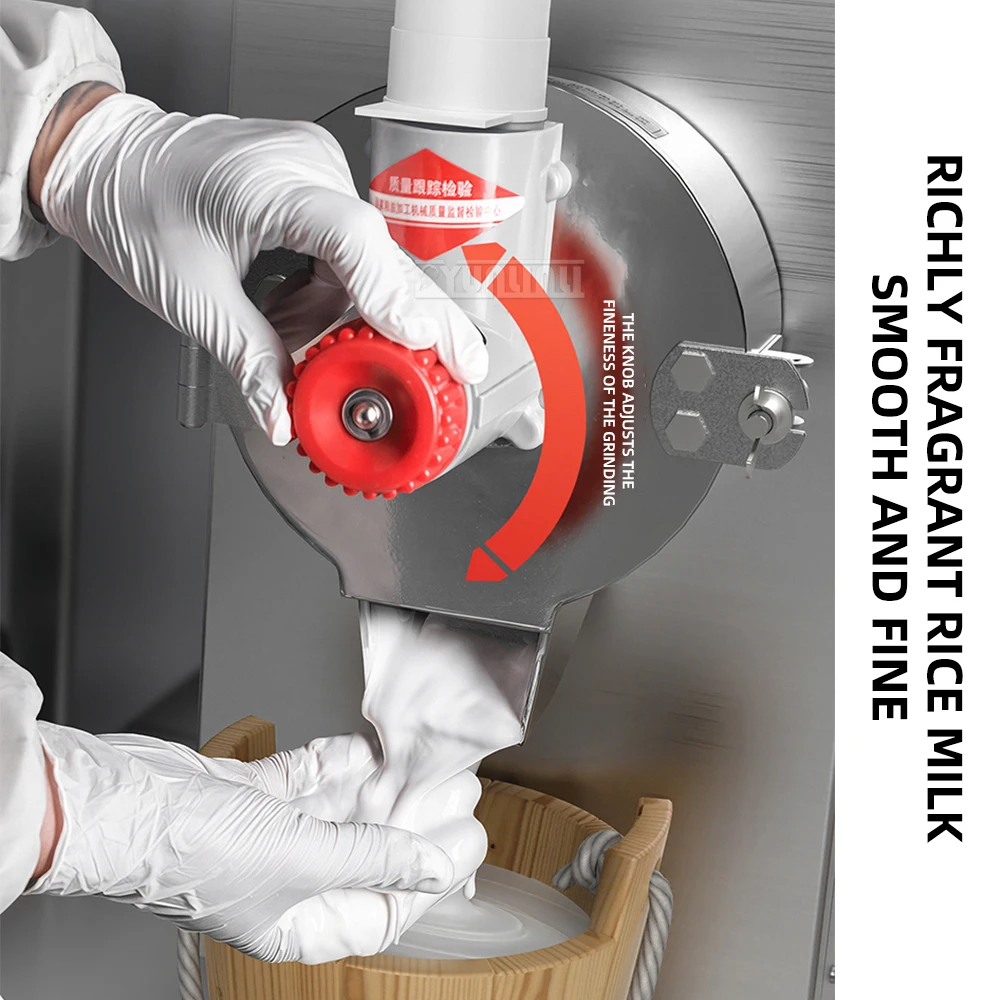 مطحنة طين الأرز عالية الكفاءة بقدرة 2200 وات، مطحنة رطبة وجافة مزدوجة الأغراض للاستخدام في المطبخ