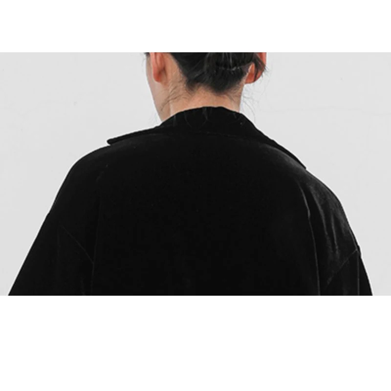 Mulberry Silk Velvet Lady's Light Suit Exudes Fashionable and Elegant Charm. loose, Large-sized Plump Girl's Coat Comfortable