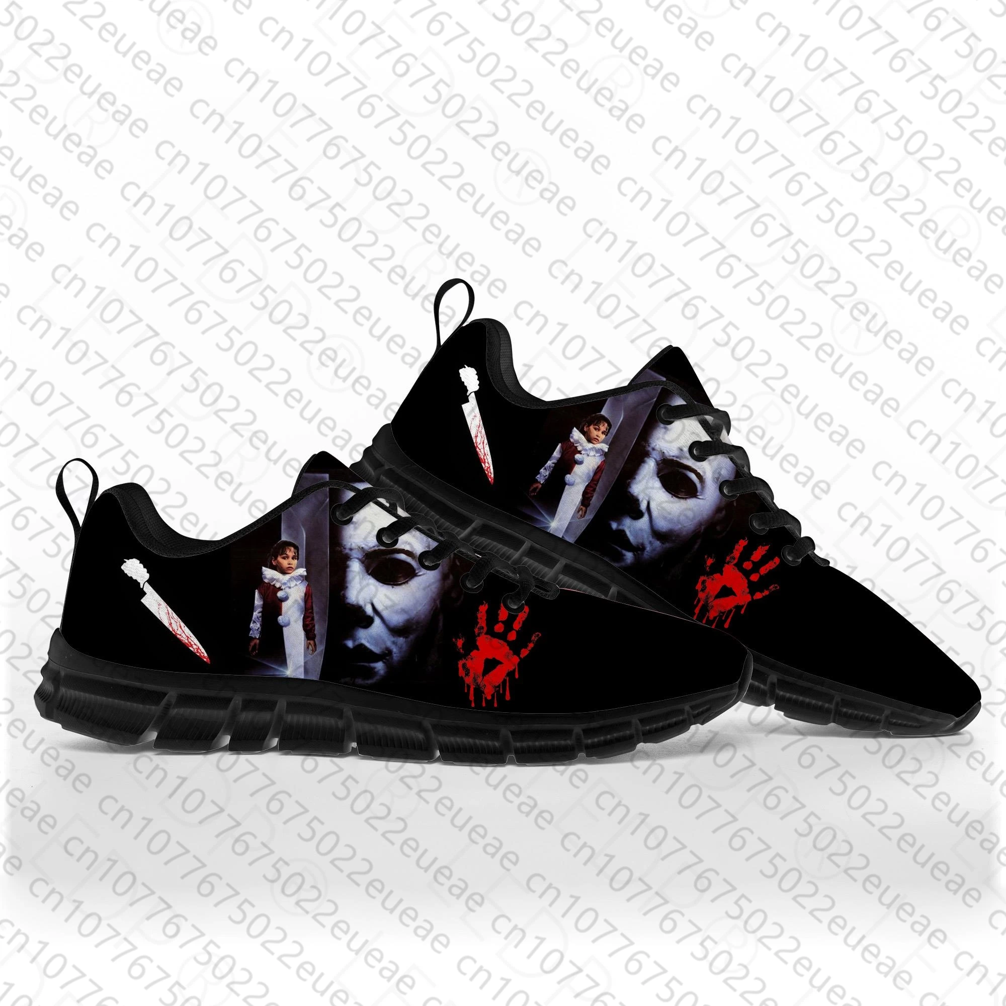 Horror Halloween Sports Shoes Michael Myers Mens Womens Teenager Kids Children Sneakers Casual Custom High Quality Couple Shoes