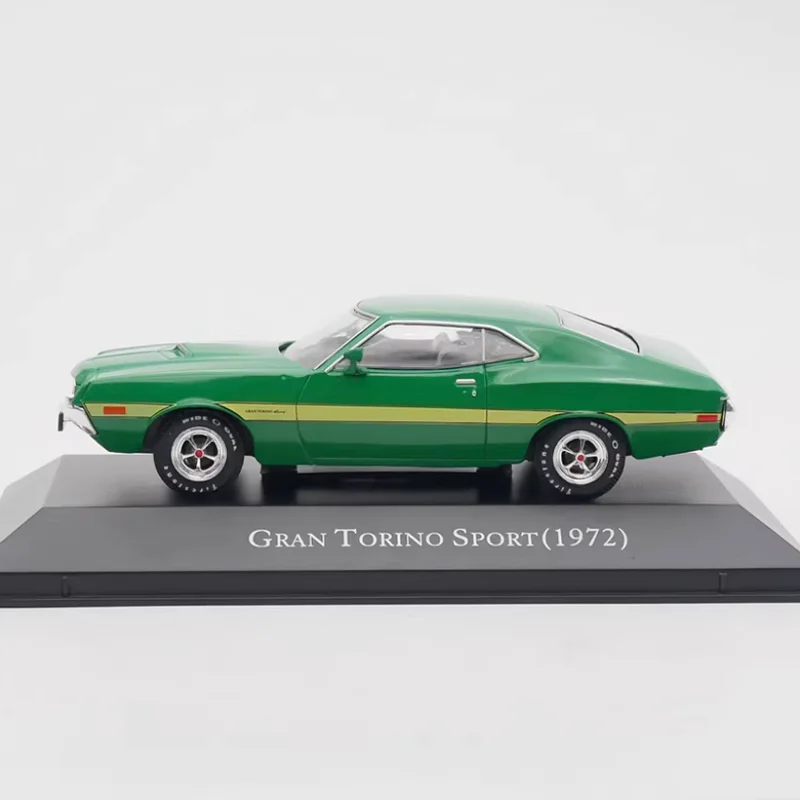 IXO Diecast 1:43 Scale GRAN TORINO SPORT 1972 Alloy Simulation Car Model Adult Collection Souvenir Boy Gift Toys Static Display