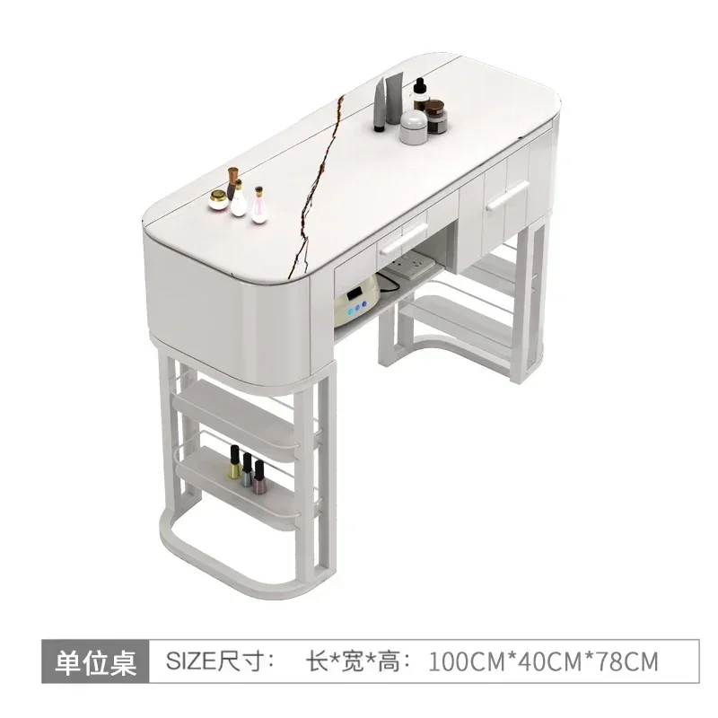 durable Professional Manicure Nail Table Furniture for Aesthetics and Beauty Nails Set Japanese  Designer Dust Collector Knife