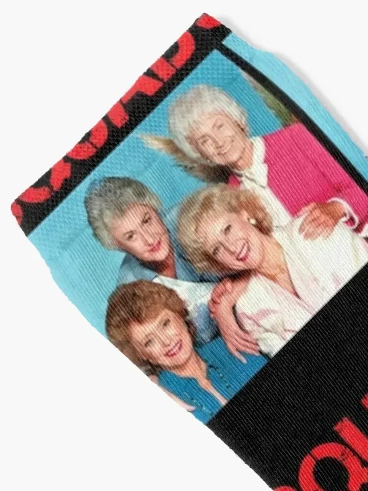 Golden Girls The Golden Stay Tshirt Shirt The Thug Life Savage Fan Art Socks fashionable Children's sport Woman Socks Men's