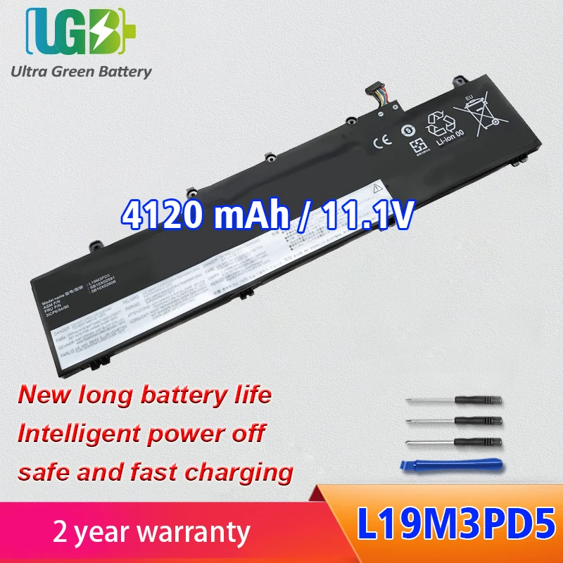 

UGB New L19M3PD5 L19C3PD5 Laptop Battery For Lenovo ThinkPad E14 E15 GEN2,L19D3PD5 L19L3PD5 L20C3PD4 L20D3PD4 L20M3PD4 TP00116C