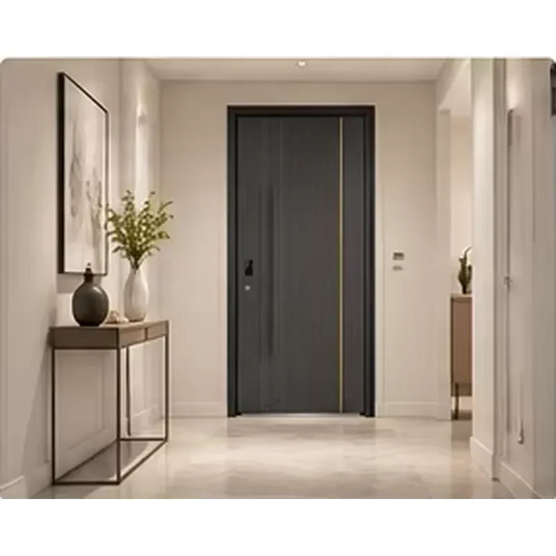 Heavy Duty Metal Security Door Fireproof Waterproof Modern Steel Commercial Outdoor Use