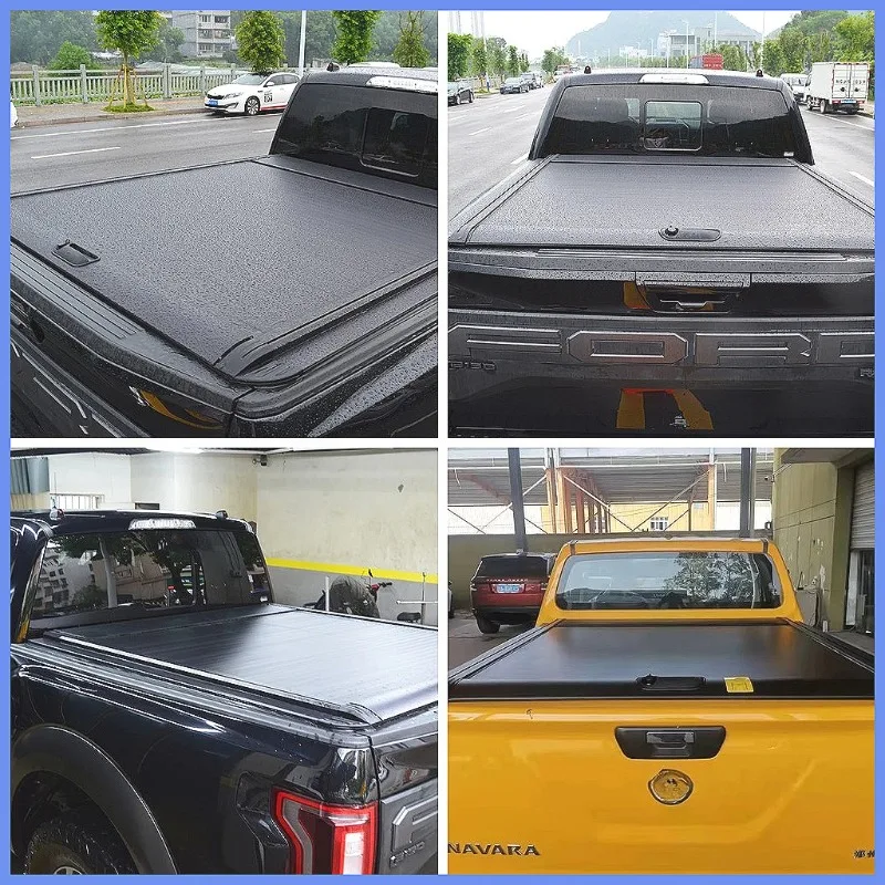 

Retractable Aluminum Tonneau Cover for 2015-2024 Ford F-150 6.5' Bed, Sliding & Extendable