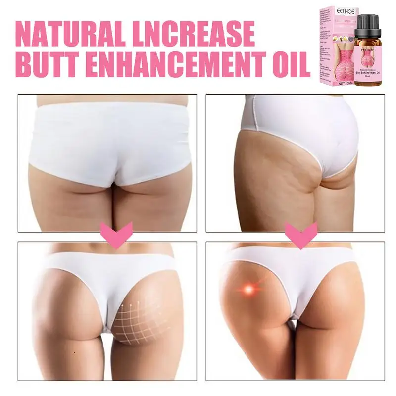 Crema per il culo all'olio di sollevamento dei glutei per glutei più solidi naturale a base di erbe per sollevare l'anca olio da massaggio essenza ferma per le donne