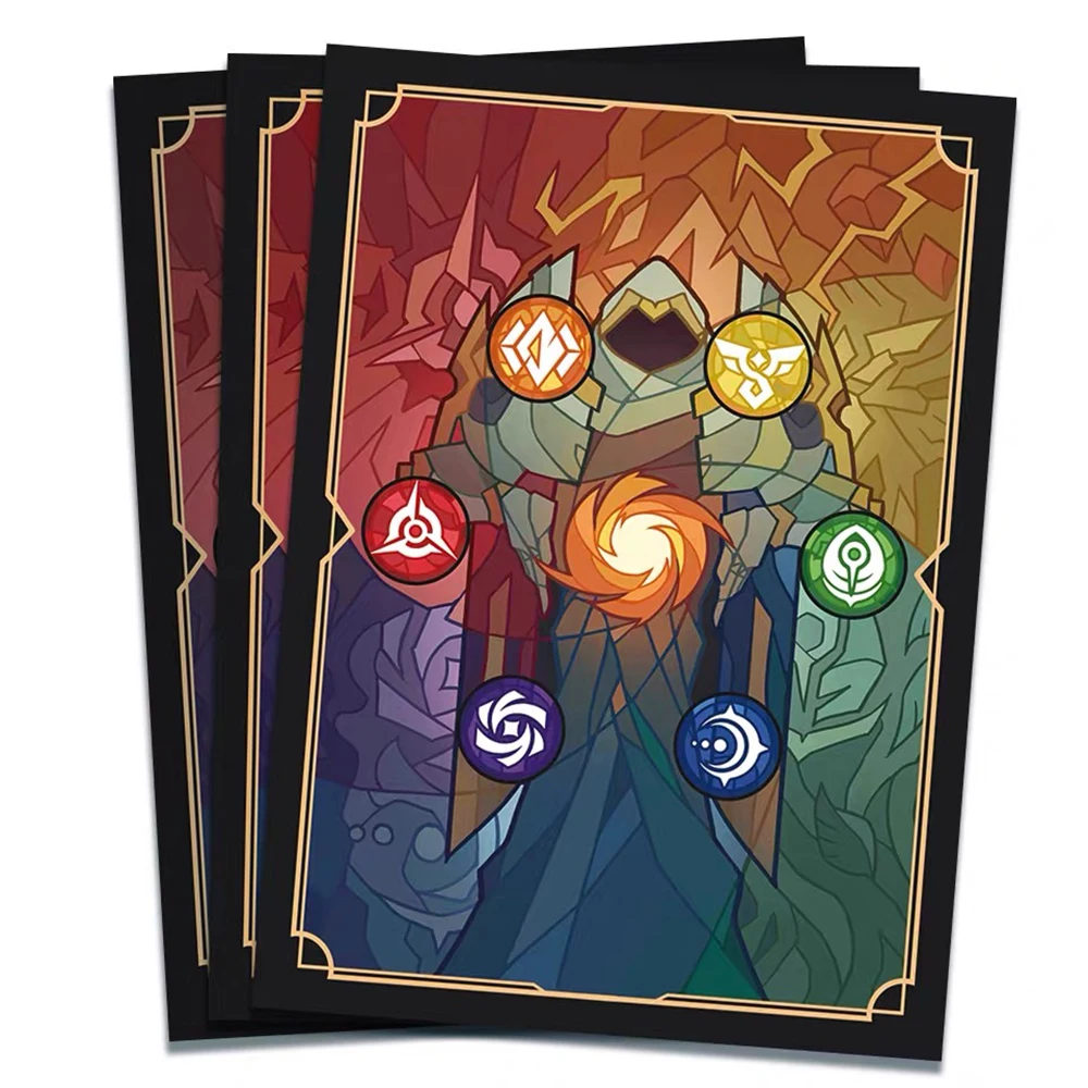 ซองการ์ดฟอยล์ขนาด 66x92 มม. ลายอาห์ริ คาซ่า เรลิอา สำหรับการ์ดเกมสะสม ปกป้องการ์ดด้านนอก PKM/PTCG/DPCG/OPCG