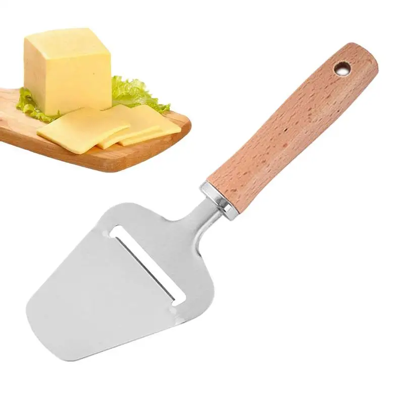 Peynir Tıraş Makinesi Yapışmaz Tereyağı Düzlem Dilimleme Taşınabilir Paslanmaz Çelik Mutfak Pişirme Aracı Hafif Gümüş El Dilimleme