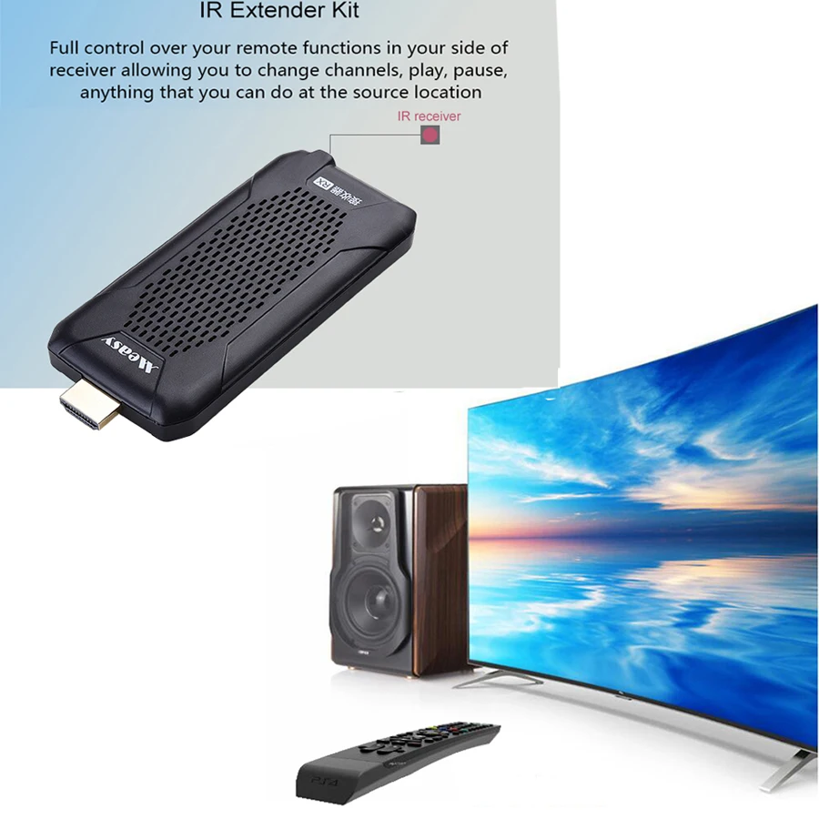 FHD656 Nano 100M 2,4 GHz/5GHz 1080P inalámbrico Wifi Compatible con HDMI transmisión de vídeo emisor receptor extensor Kit para Monitor de TV