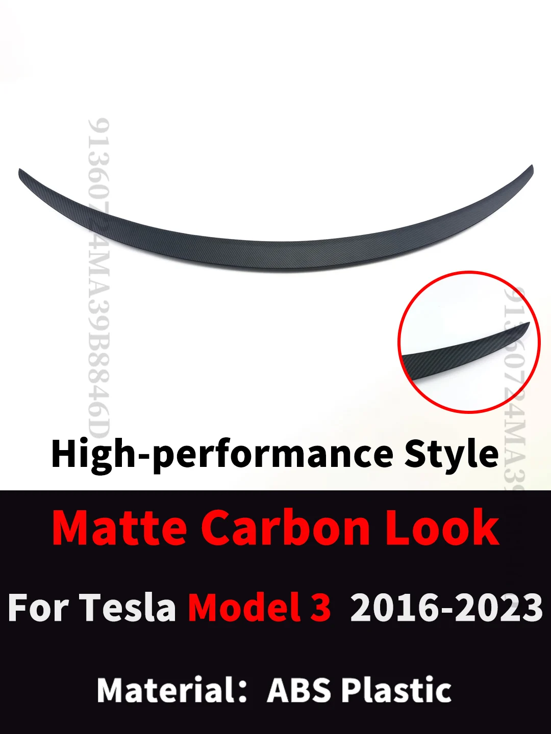 3 Matte Carbon Look