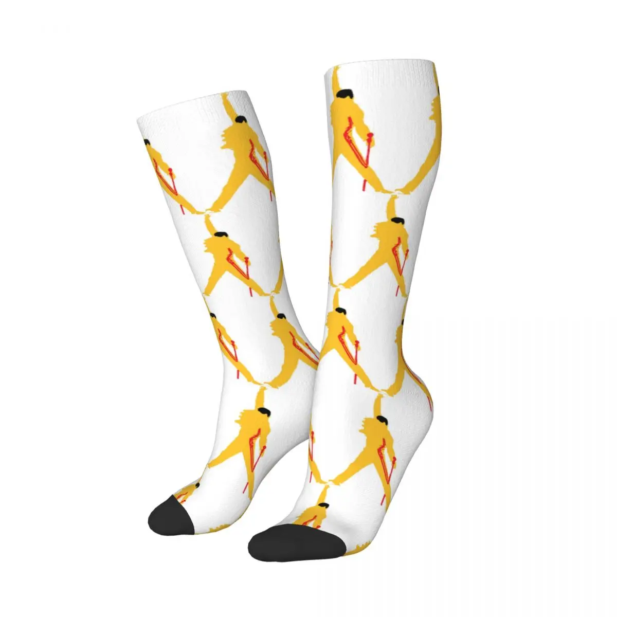 Freddie Mercury Queen Socks Harajuku Super Soft Stockings All Season Long Socks Accessories for Unisex Birthday Present