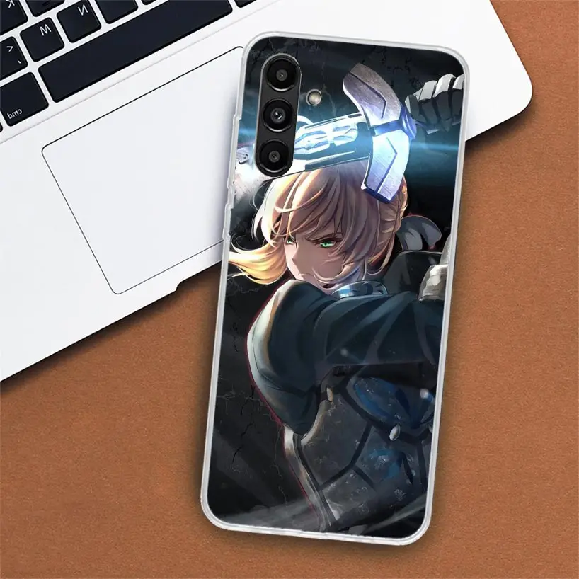 Fate Zero Stay Night Saber Phone Case For Samsung Galaxy A55 A54 A53 A52 A15 A14 A13 A12 A35 A34 A33 A32 A25 A24 A23 A22 A04S A0