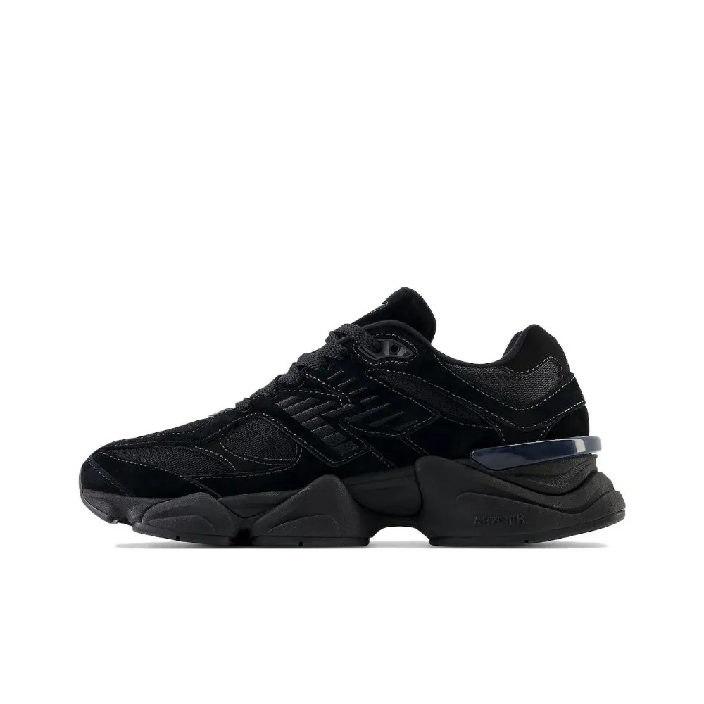 New Balance NB 9060 : baskets décontractées élégantes, confortables et durables à tige basse pour hommes et femmes, noires U9060BPM 1